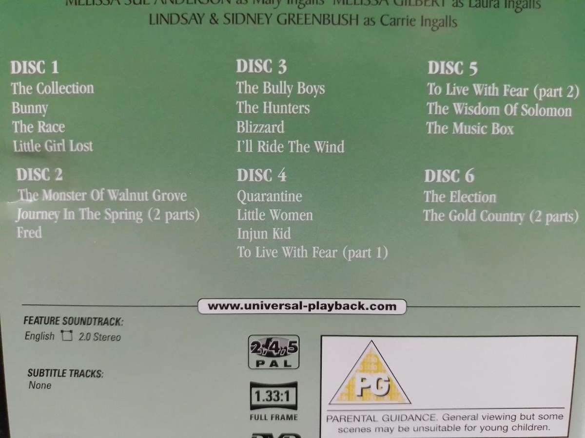 DVD - Little House on the Prairie Season 3