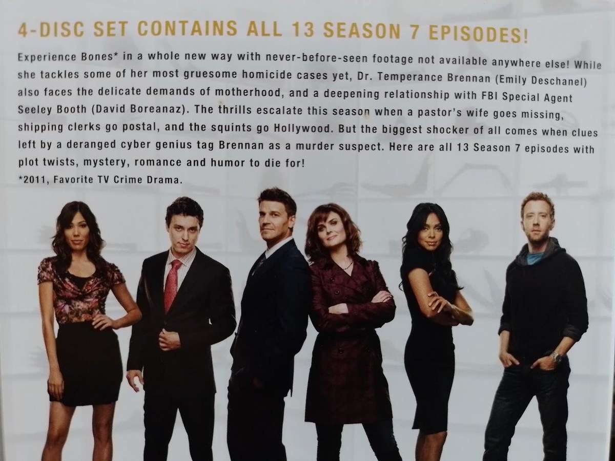 DVD - Bones The Complete Seventh Season