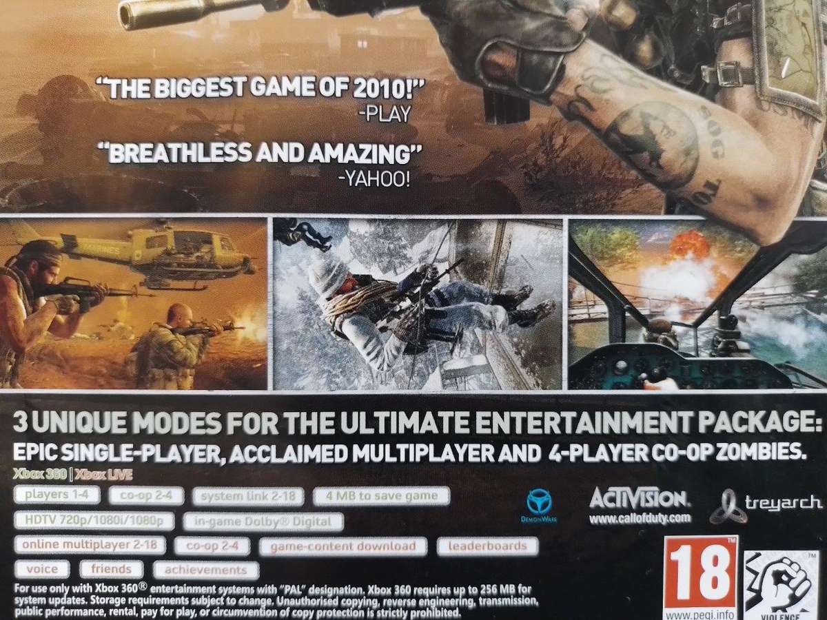 Xbox 360 - Call of Duty Black Ops