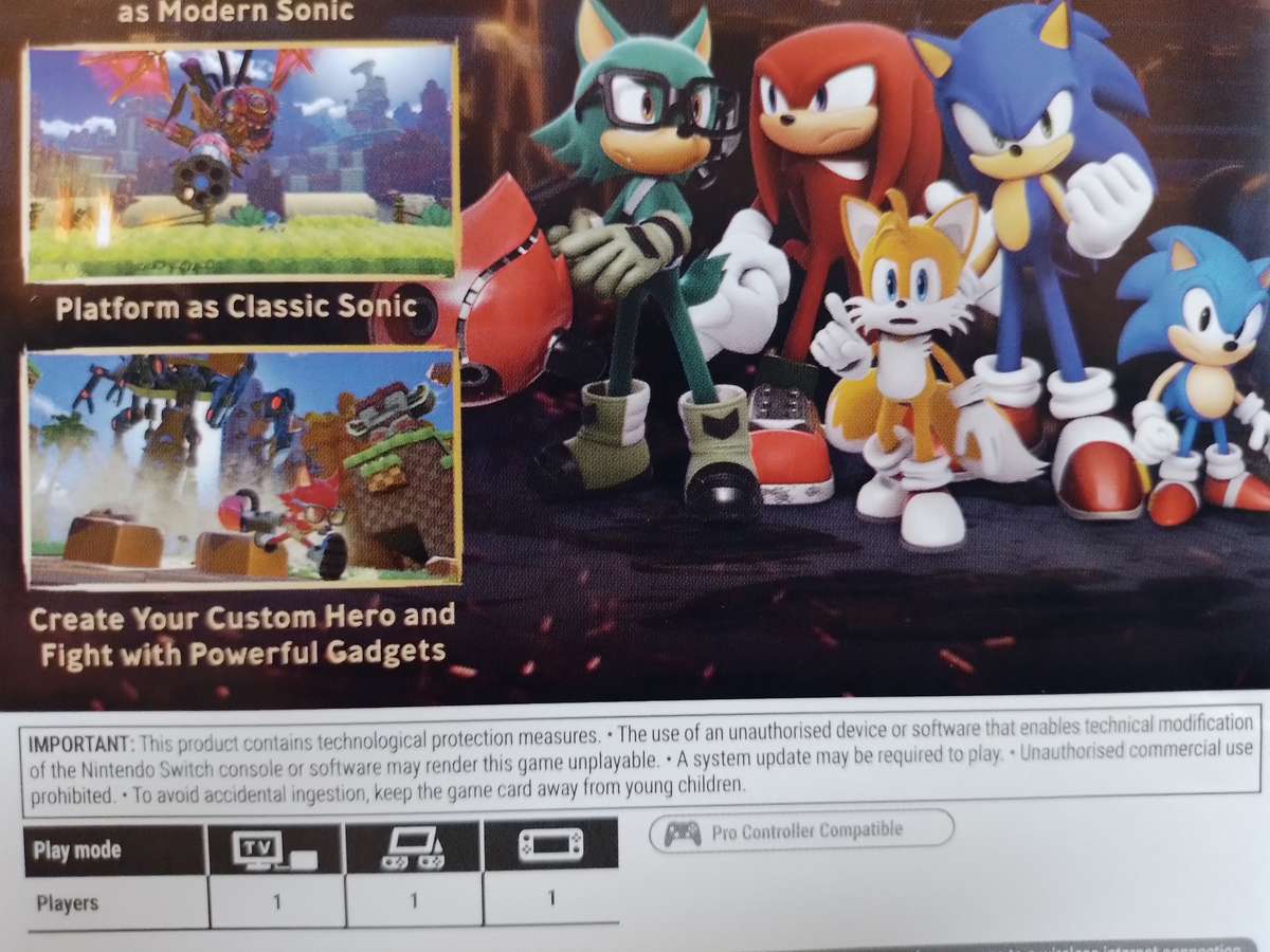 Nintendo SW - Sonic Forces