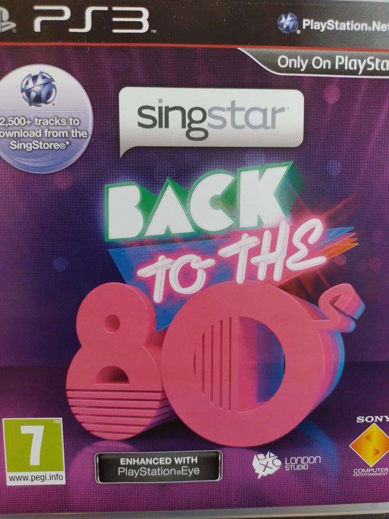 PS3 - Singstar Back to the 80's