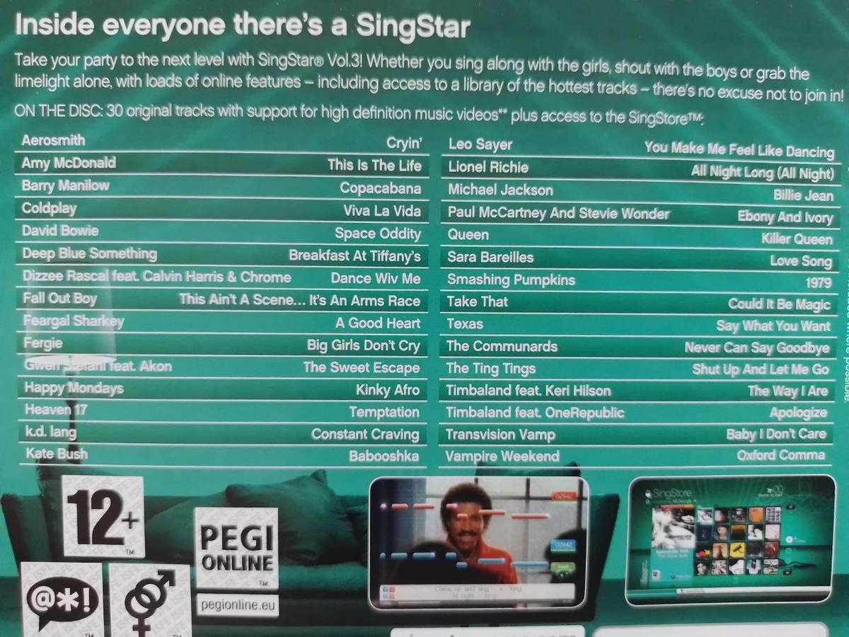 PS3 - Singstar Vol.3