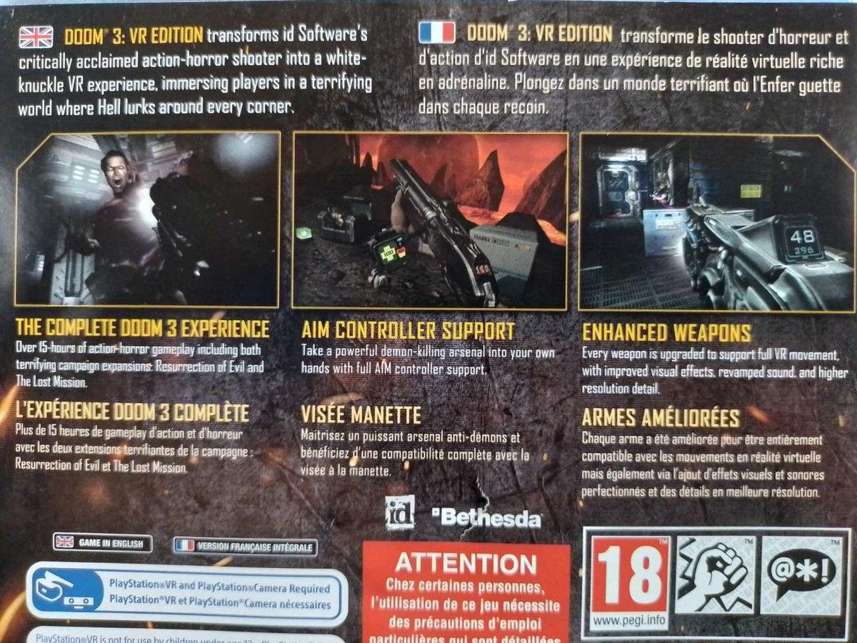 PS4VR - Doom 3 VR Edition