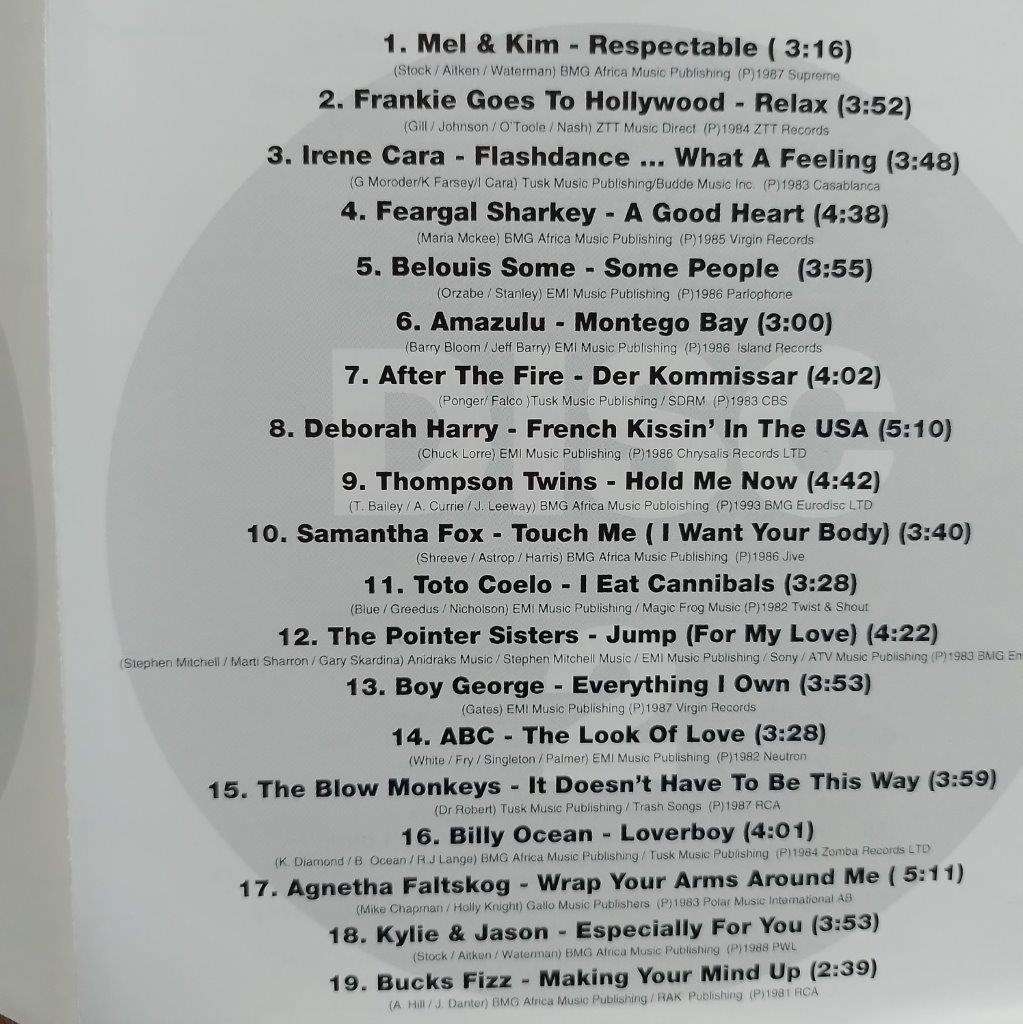 CD - The Best Eighties Album In The World...Ever! Volume 2 (2cd) CDBEST(WLMD) 18