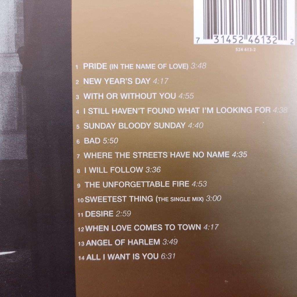 CD - U2 - The Best of 1980 - 1990 - 524 613-2