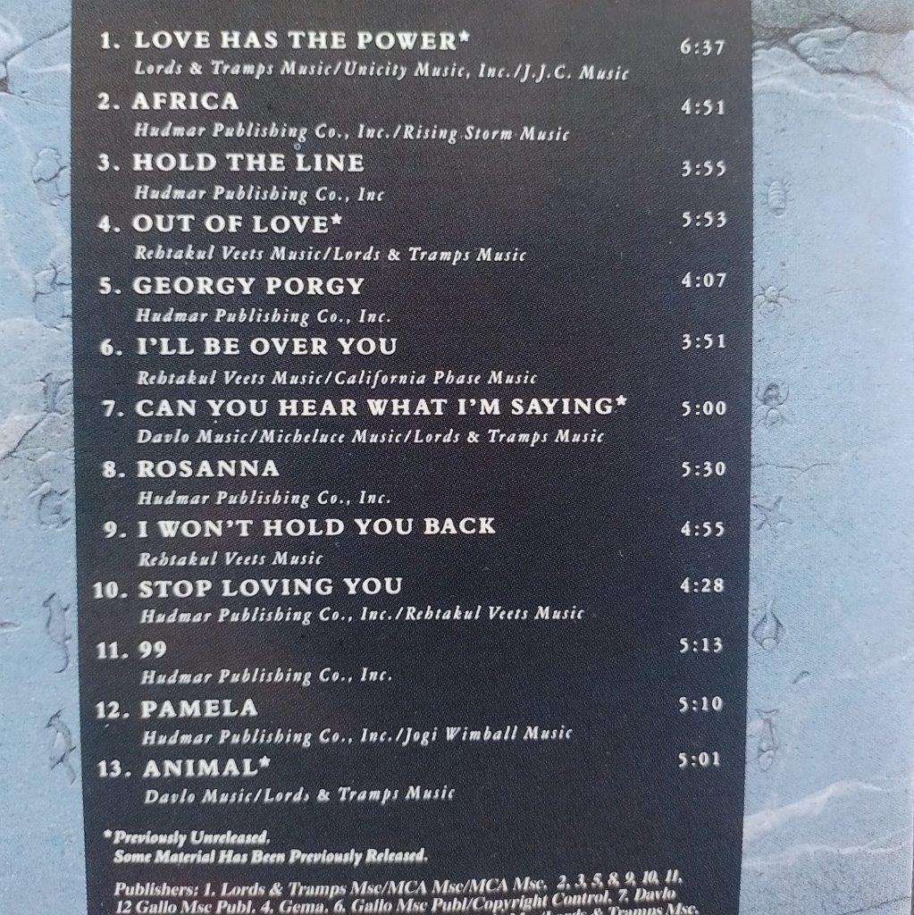 CD - Toto - Past To Present 1977-1990