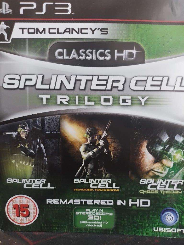 PS3 - Tom Clancy's Splinter Cell Trilogy Classics HD