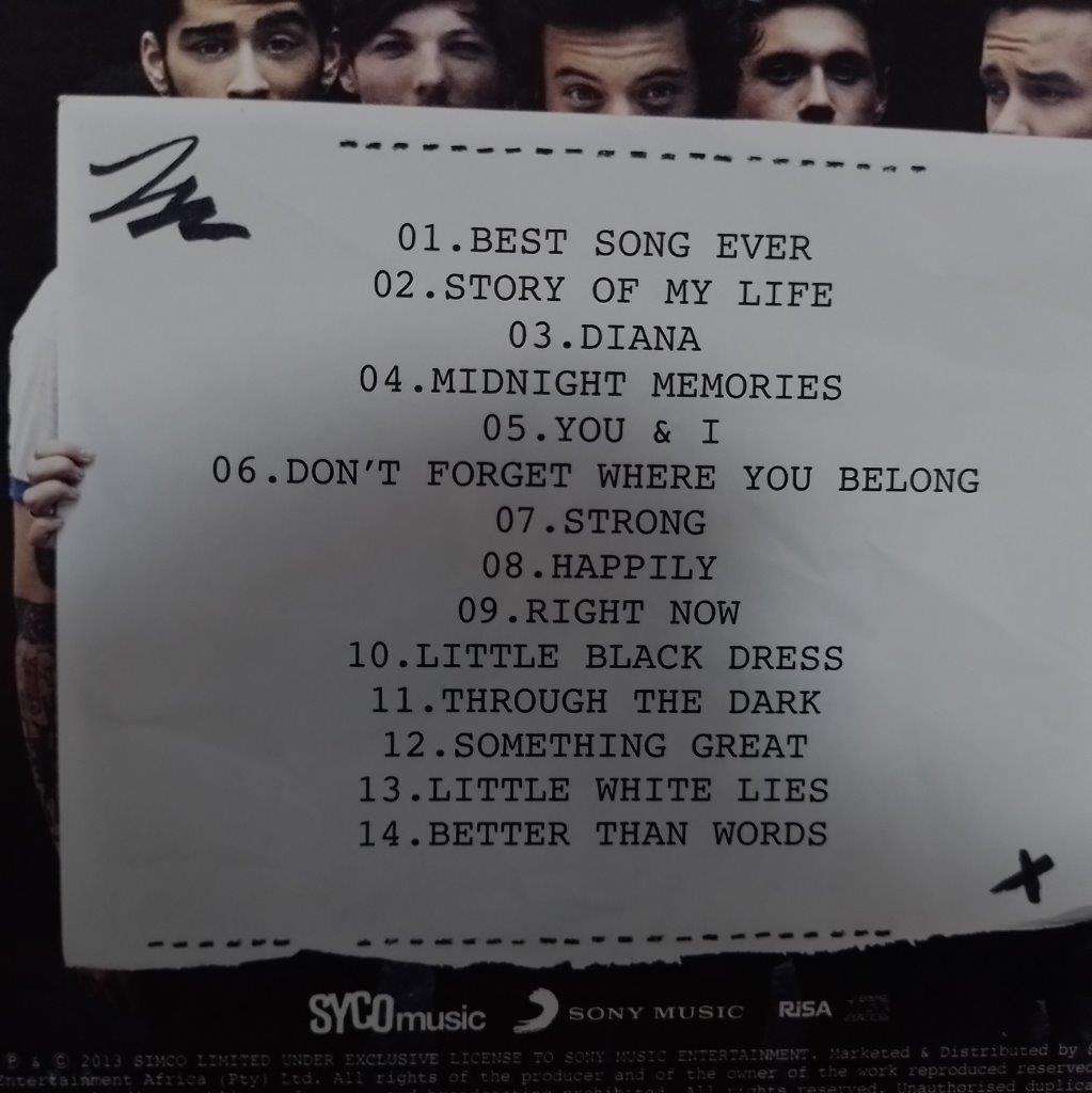 CD - One Direction - Midnight Memories - CDRCA 7399