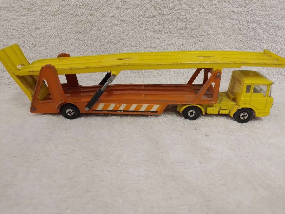 Vintage Lesney - Matchbox Super Kings K - 11 DAF Car Transporter Lesney 1970/71