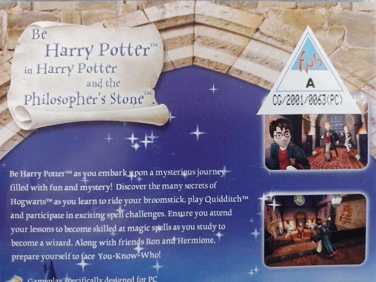 PC - Harry Potter And The Philosophers Stone