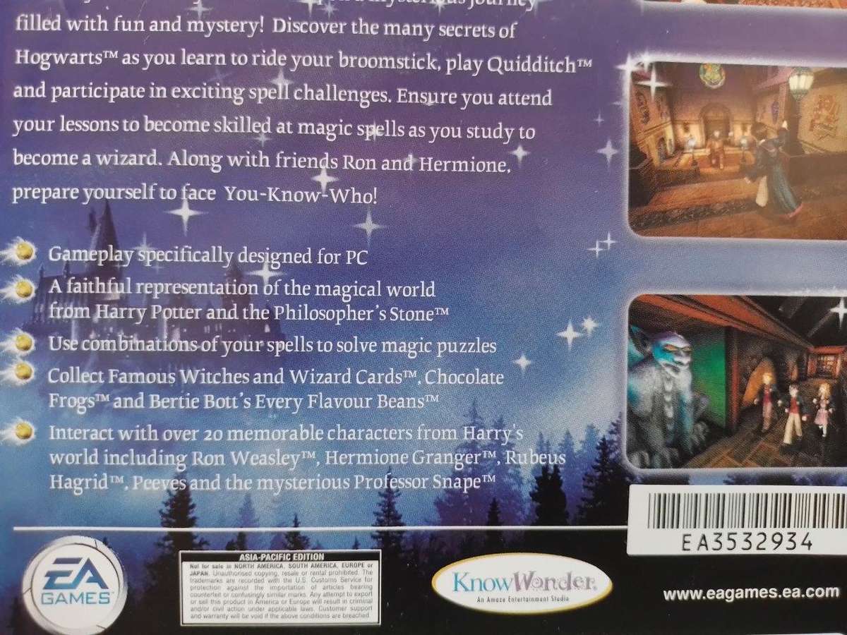 PC - Harry Potter And The Philosophers Stone