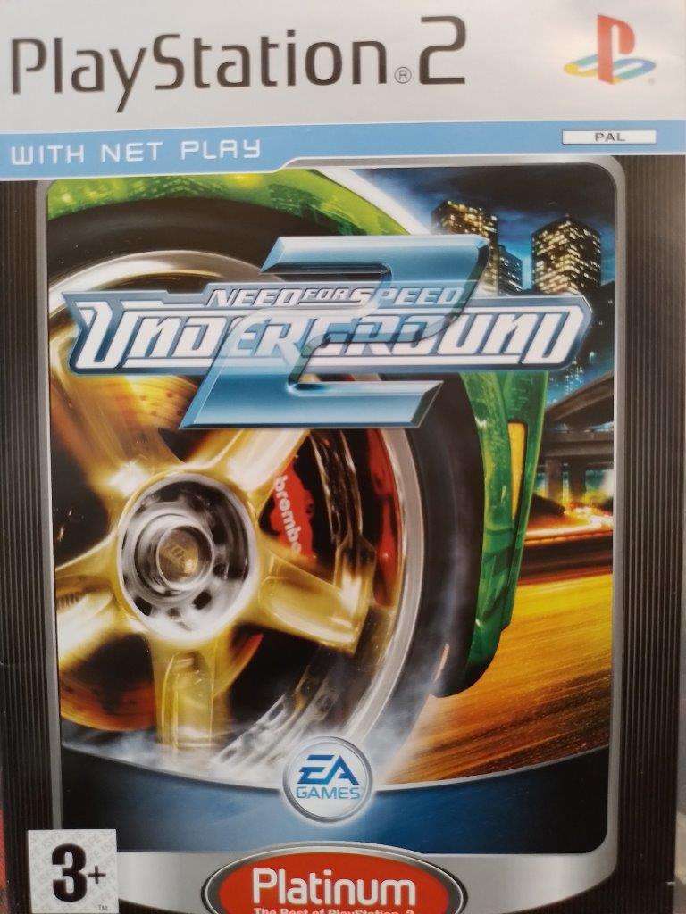 PS2 - Need For Speed Undergound 2 Platinum