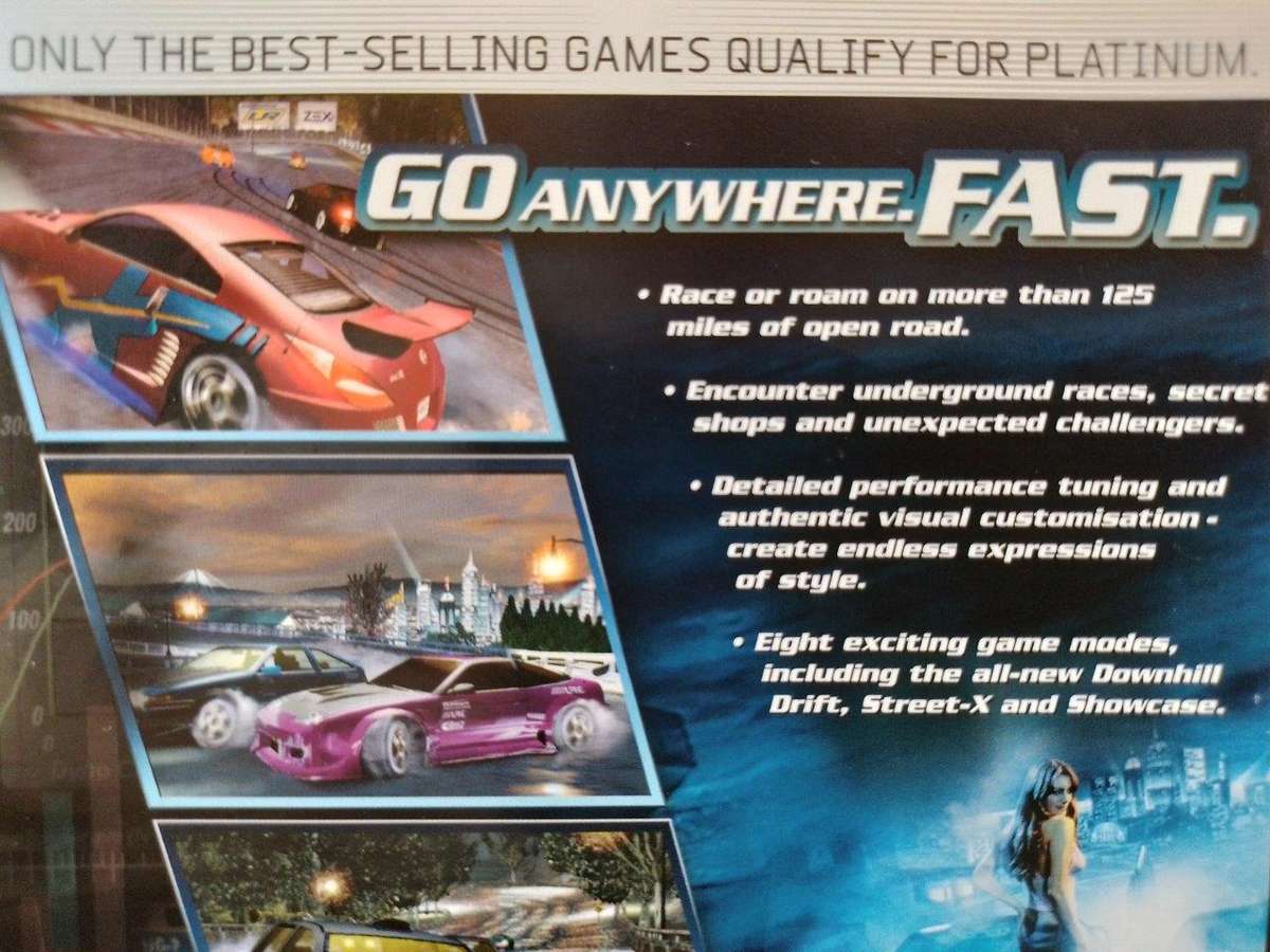 PS2 - Need For Speed Undergound 2 Platinum