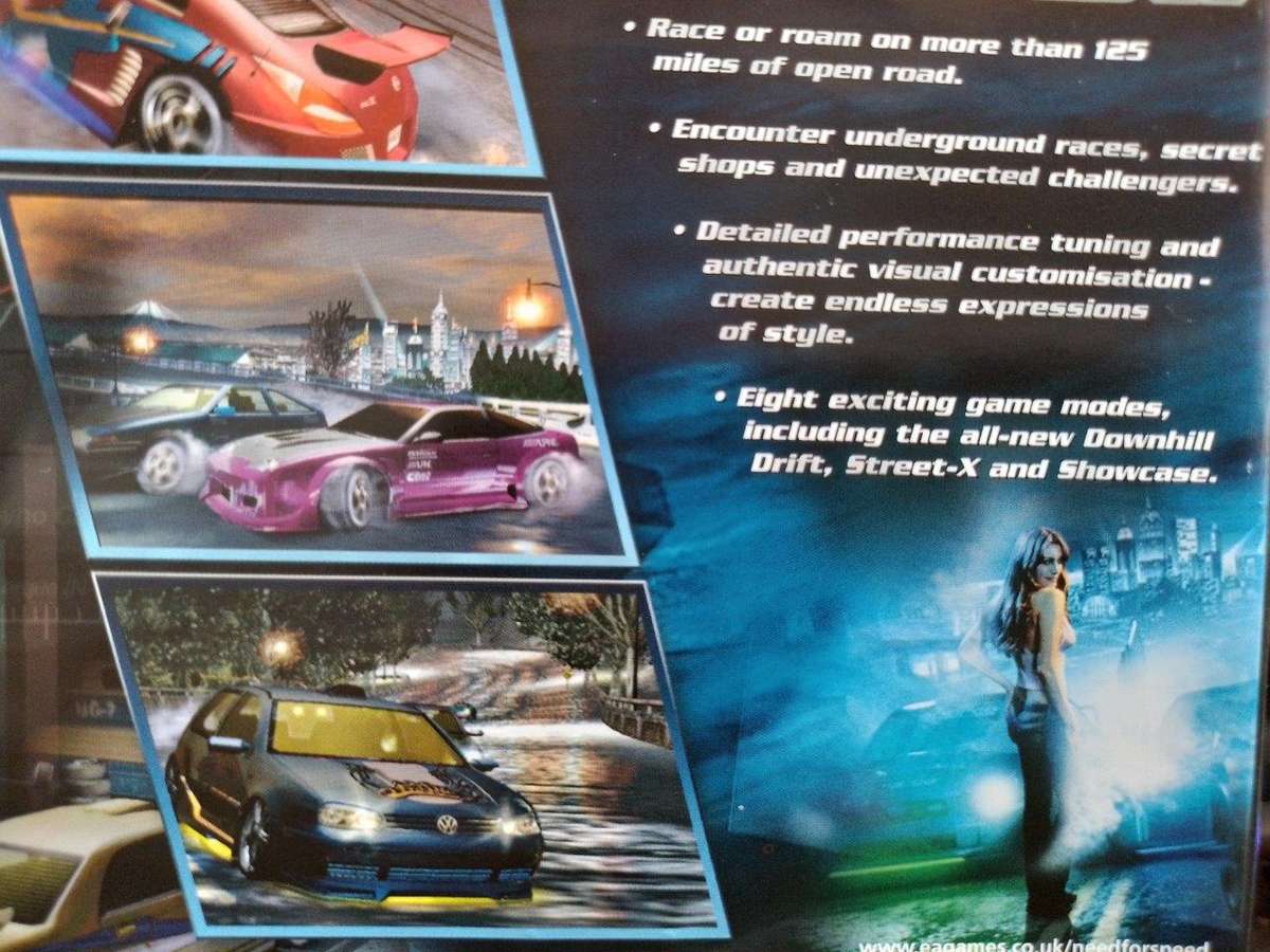 PS2 - Need For Speed Undergound 2 Platinum