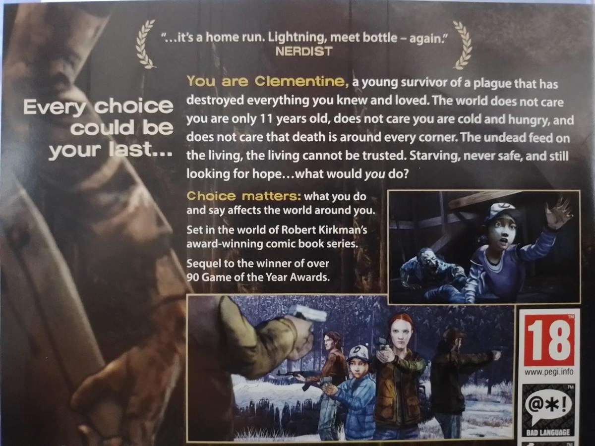 PS4 - The Walking Dead Season Two