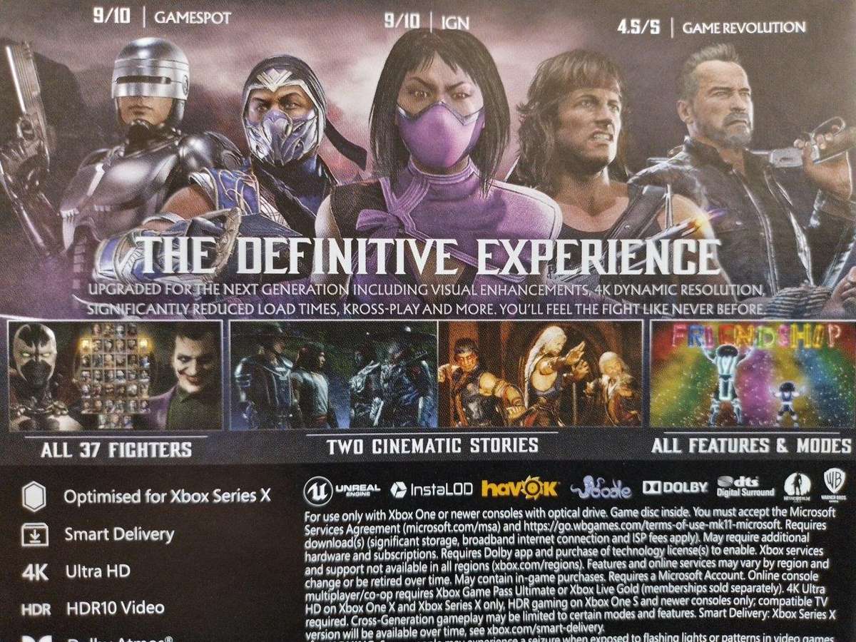 Xbox Series X - Mortal Kombat 11 Ultimate (Will play on Xbox One)