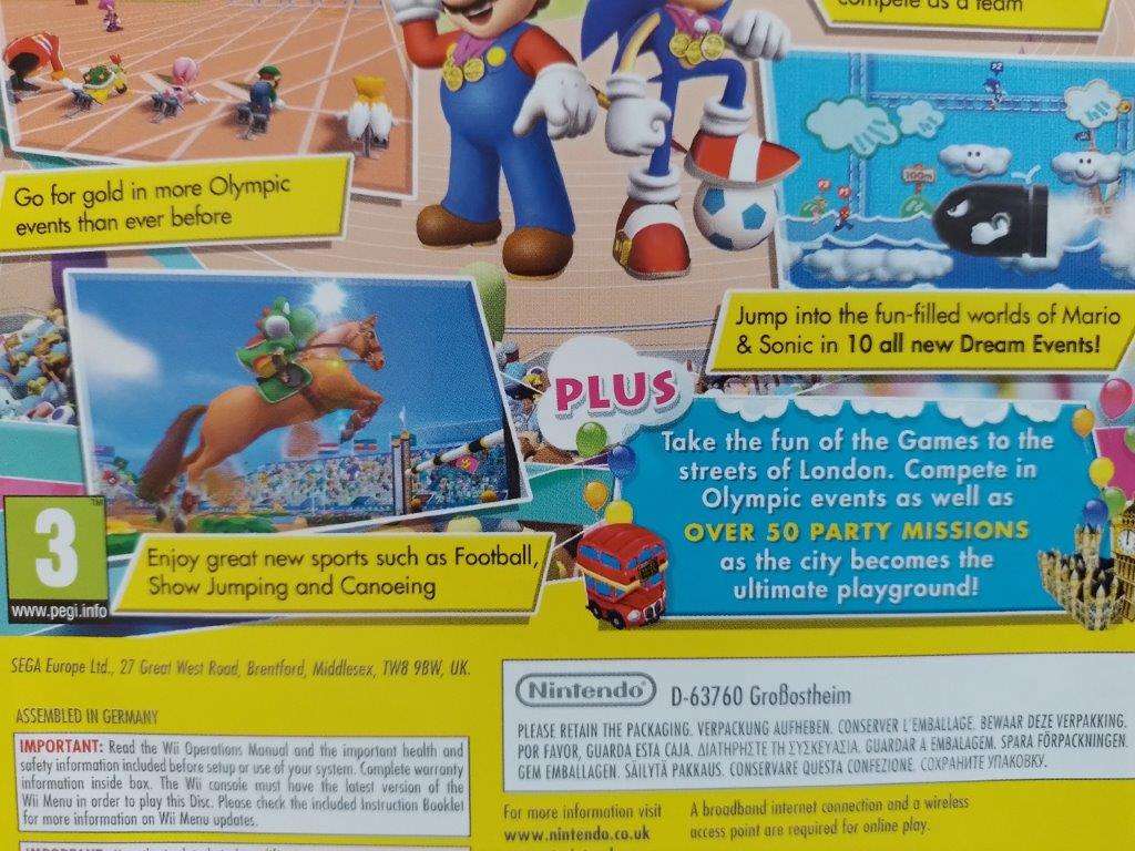 Wii - Mario & Sonic London 2012 Olympic Games