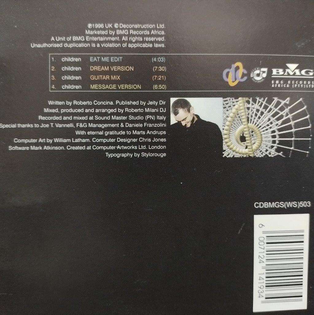 CD - Robert Miles - Children (Card Sleeve Cover)