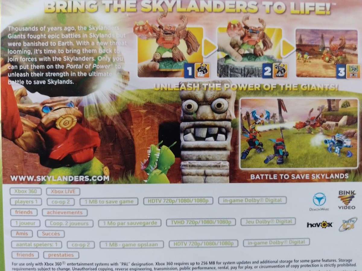 Xbox 360 - Skylanders Giants
