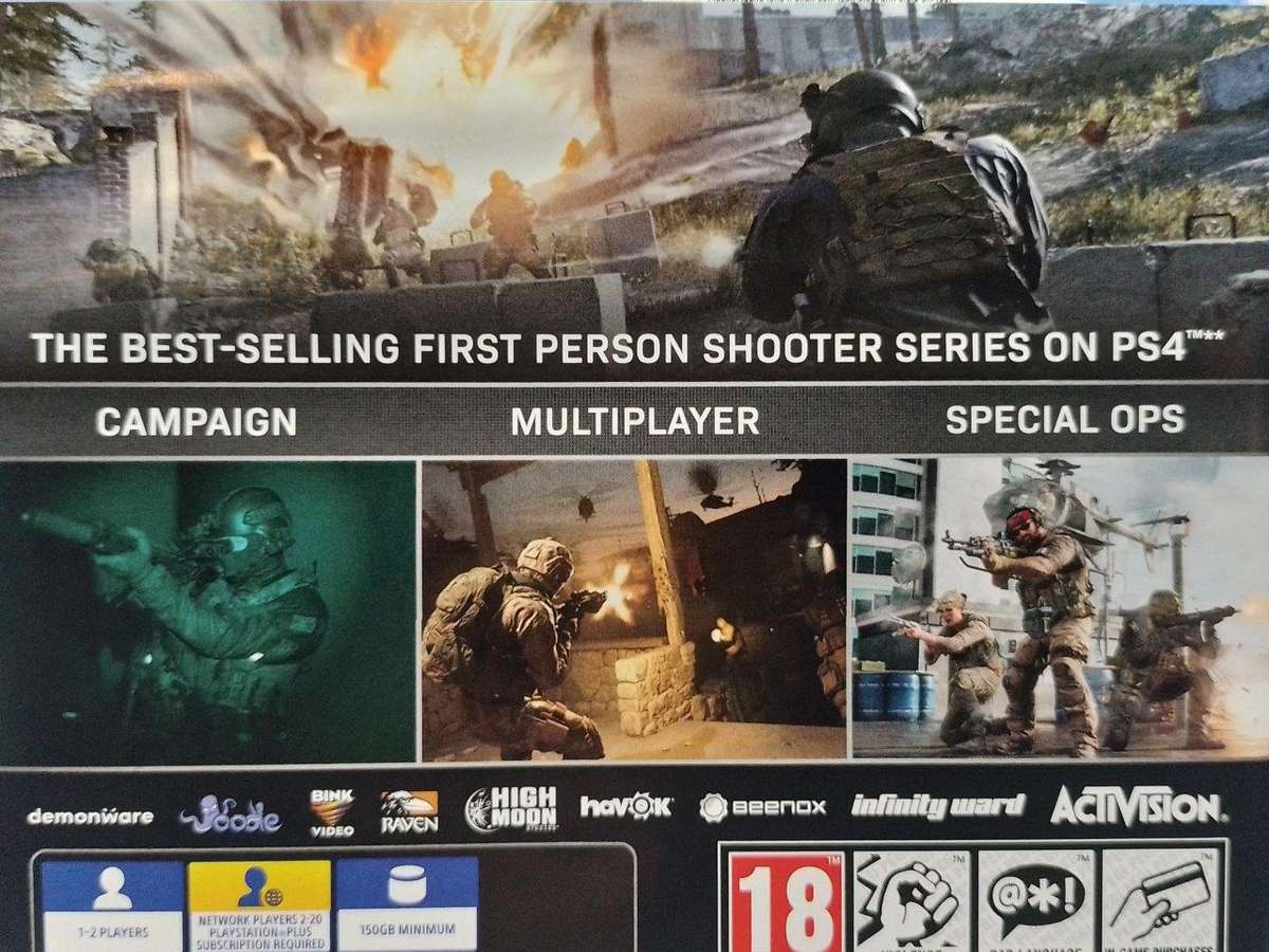 PS4 - Call of Duty Modern Warfare