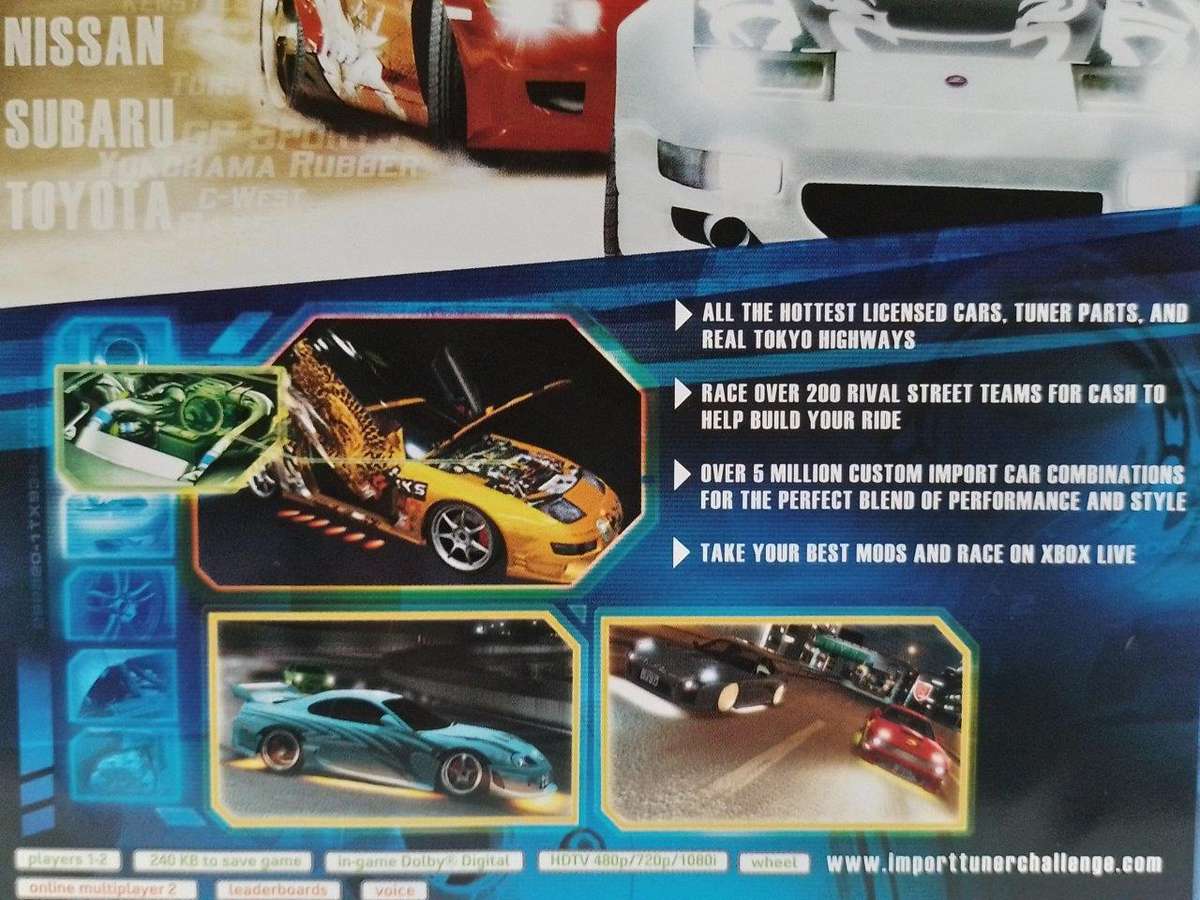 Xbox 360 - Import Tuner Challenge