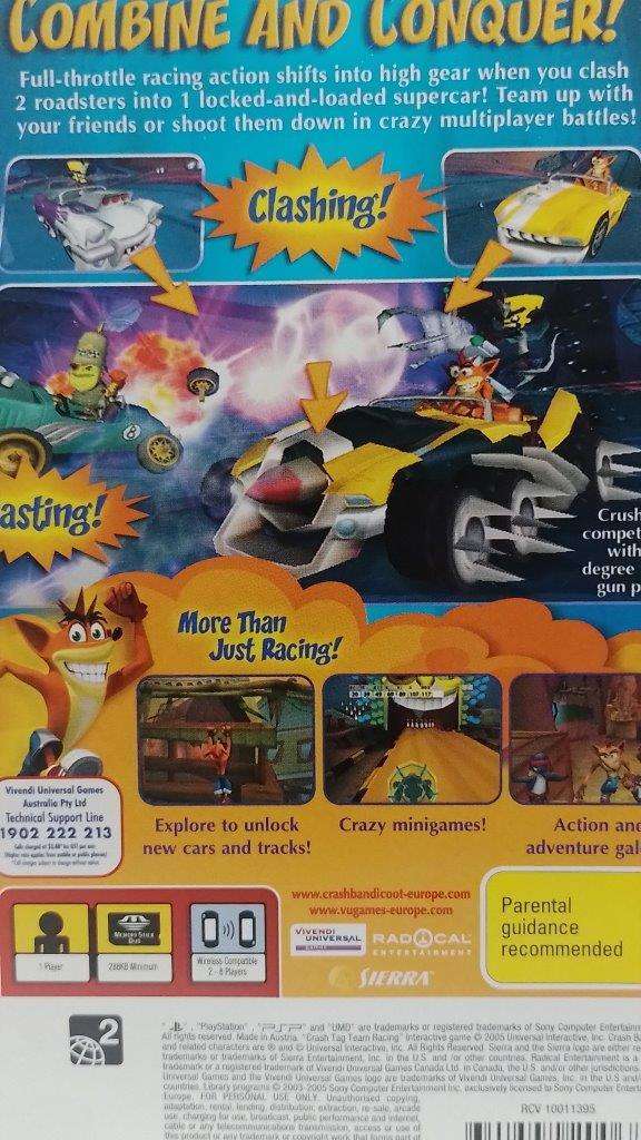 PSP - Crash Tag Team Racing