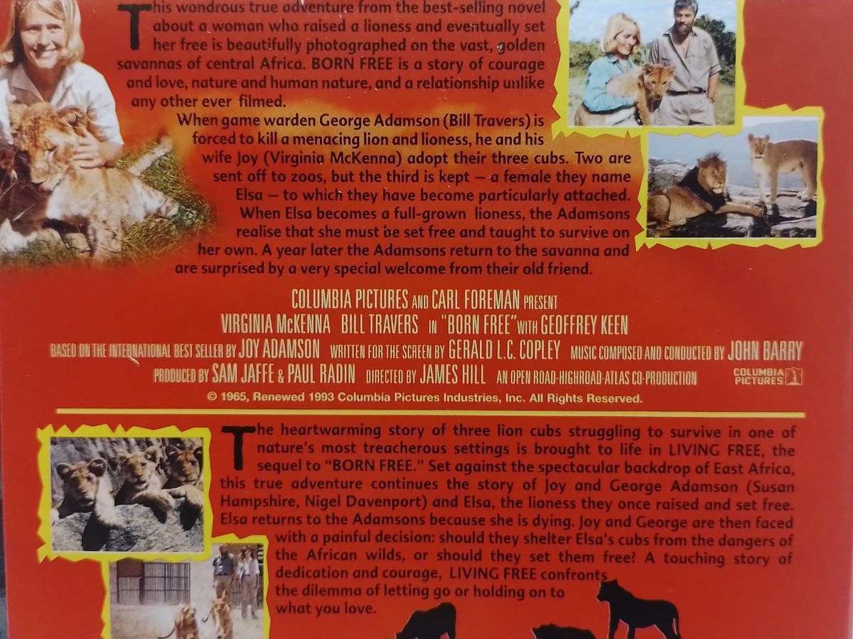 DVD - Born Free Living Free (2 movies)