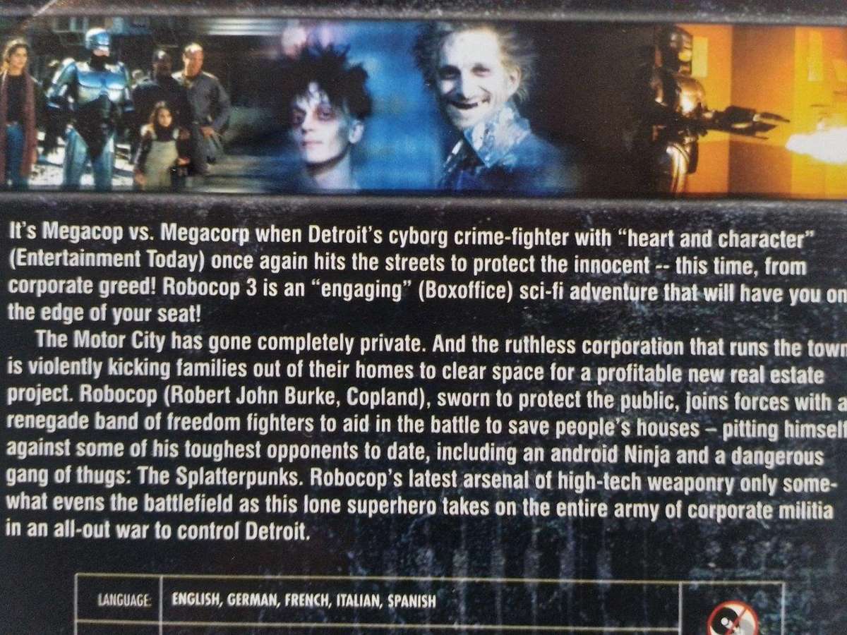 DVD - Robocop Trilogy 1,2,3