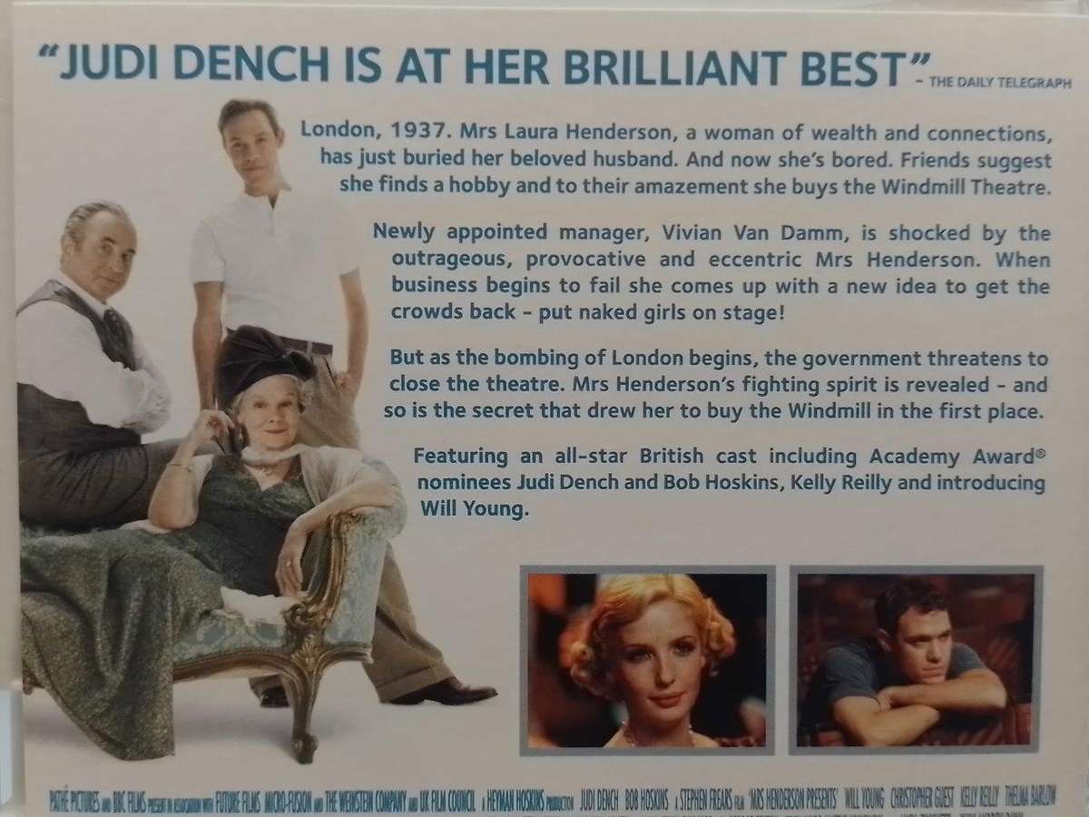 DVD - Mrs Henderson - Judi Dench Bob Hoskins