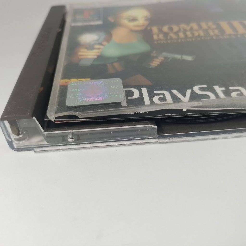 PS1 - Tomb Raider III Adventures of LAra Croft (Pal black disc)