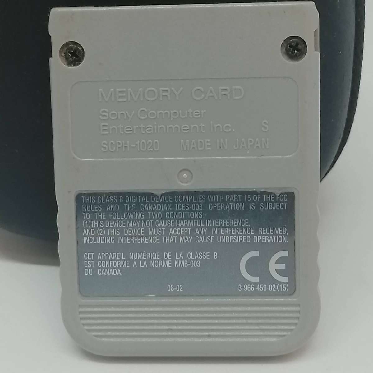 PS1 - Sony Playstation One Official  Memory Card