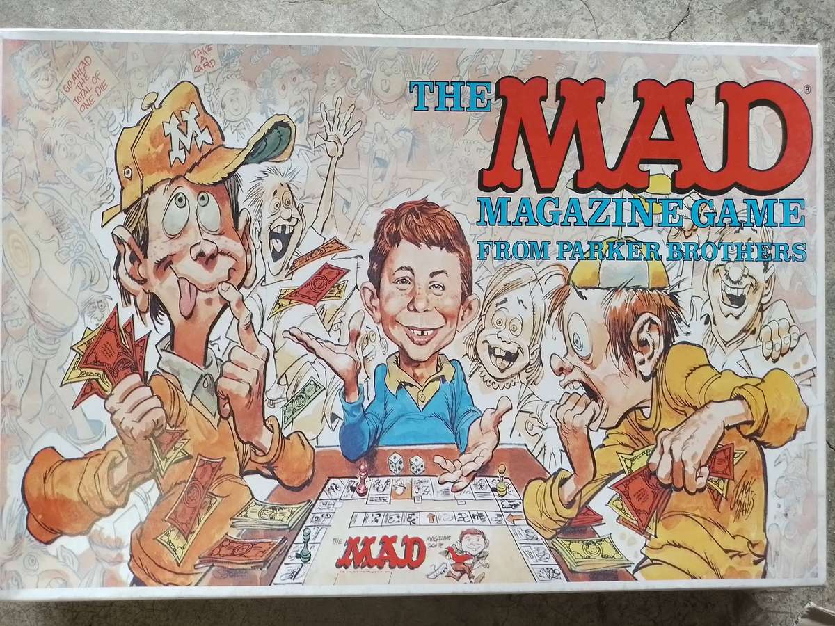 Mad Magzine Board Game 1979 Hasbro Parker Brothers Made In RSA