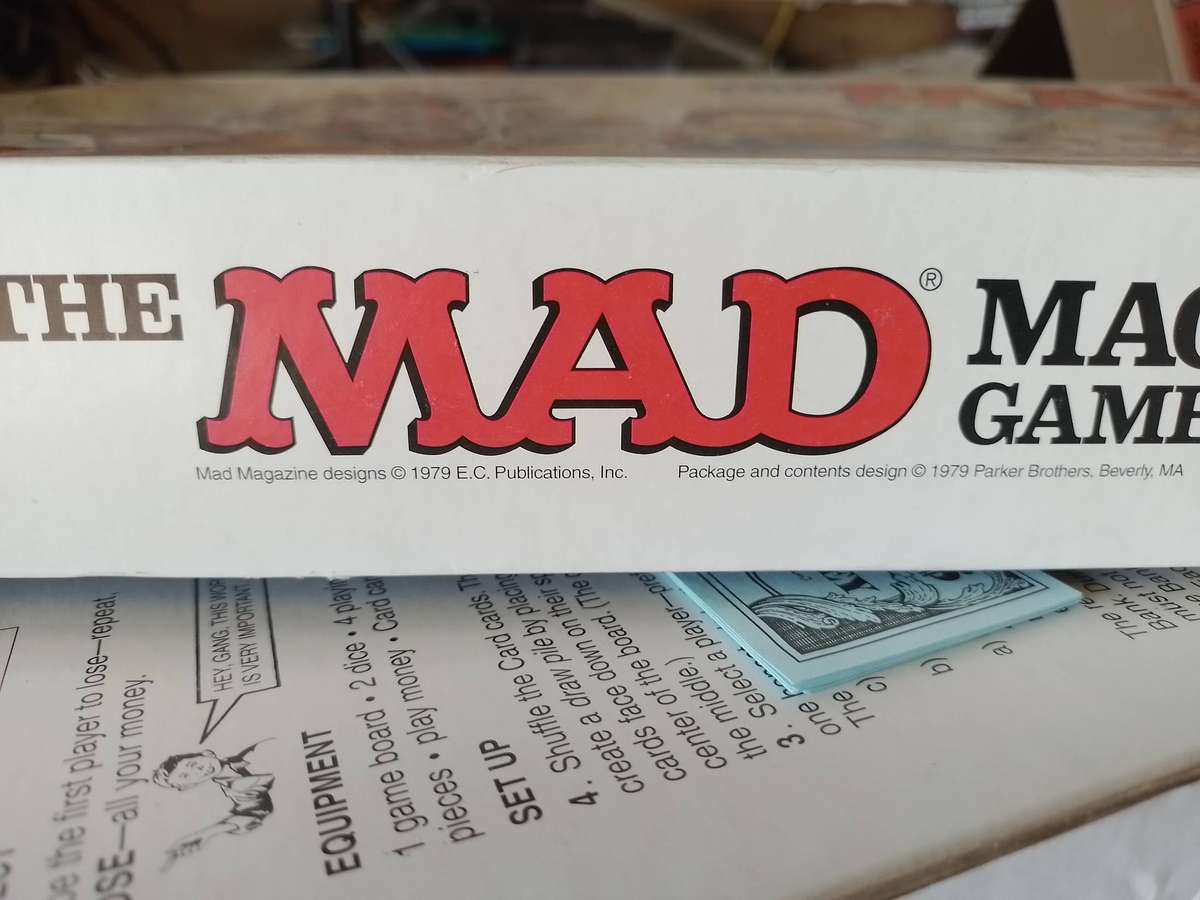 Mad Magzine Board Game 1979 Hasbro Parker Brothers Made In RSA