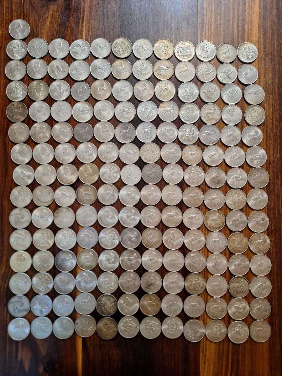 Silver R1 coins x 168