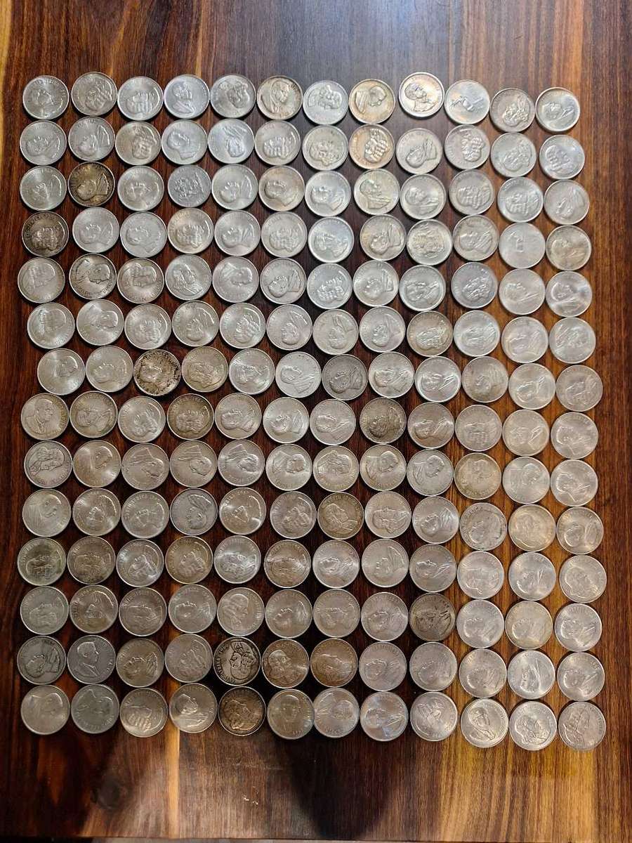 Silver R1 coins x 168