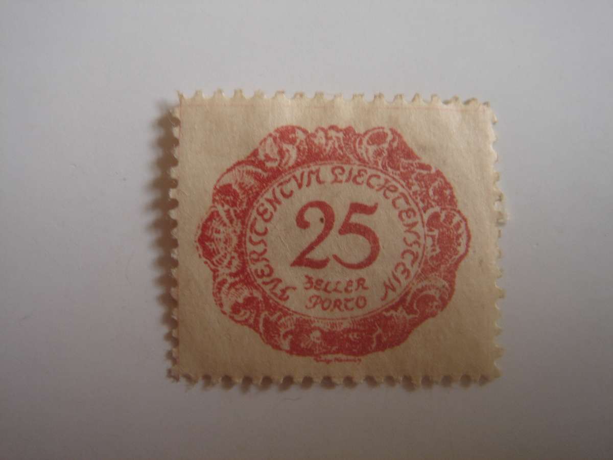 1920 Liechtenstein - Postage Due Stamps SG D47 used, hinged