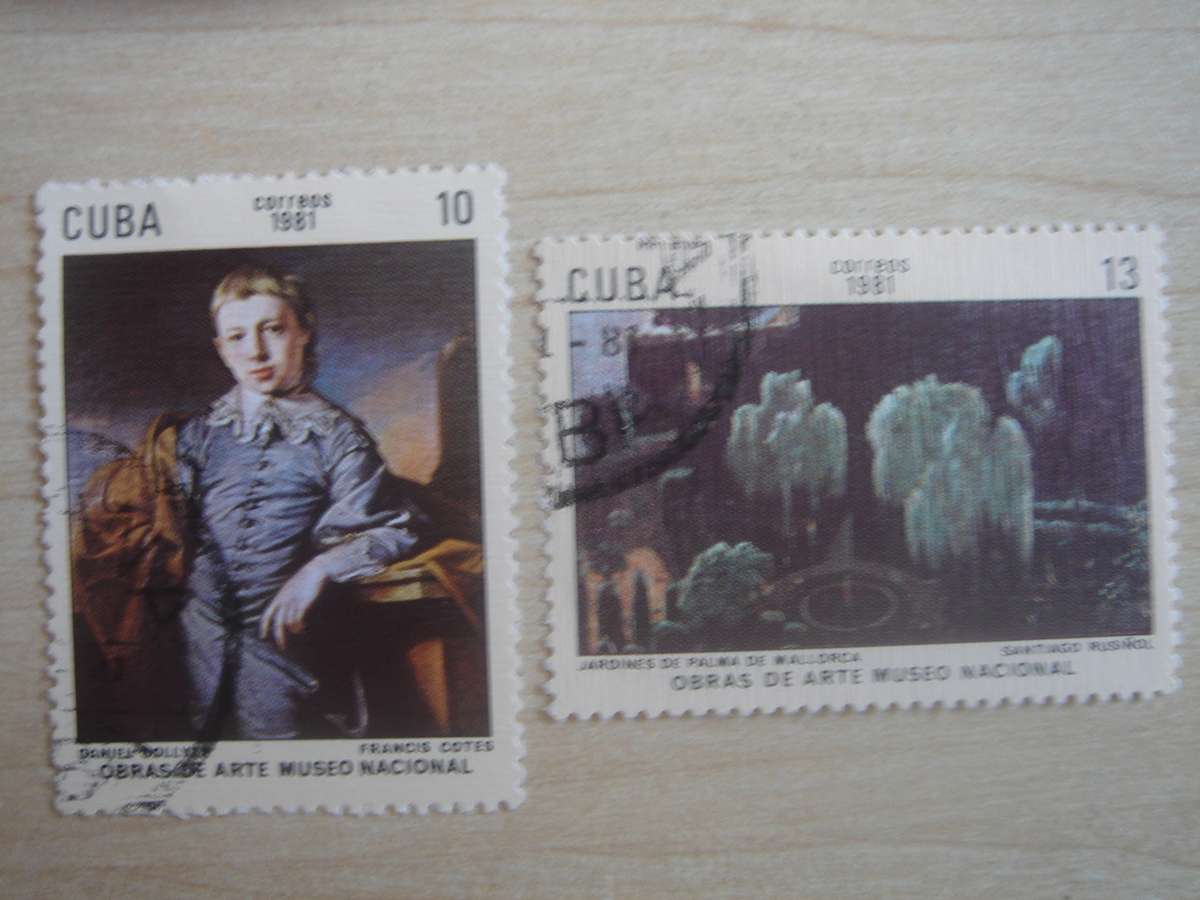 1981 Cuba - Museo Nacional Paintings 10,13 C used, stamped