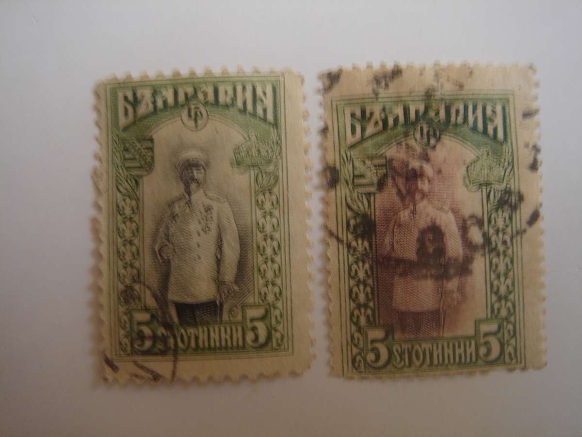 1911 Bulgaria - Tsar Ferdinand I - SG162,181 used, stamped