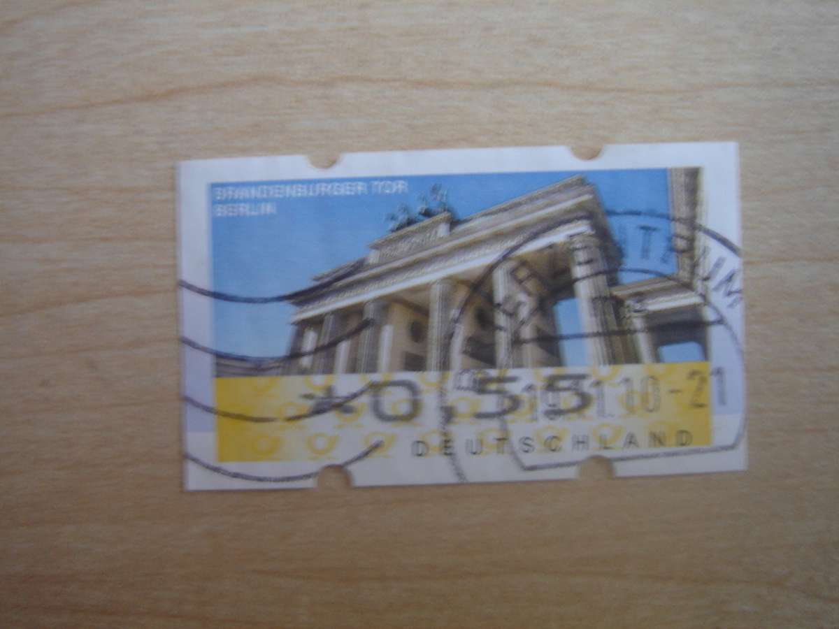 2008 Deutschland ATM MiNr 6 - 0,55 used, stamped