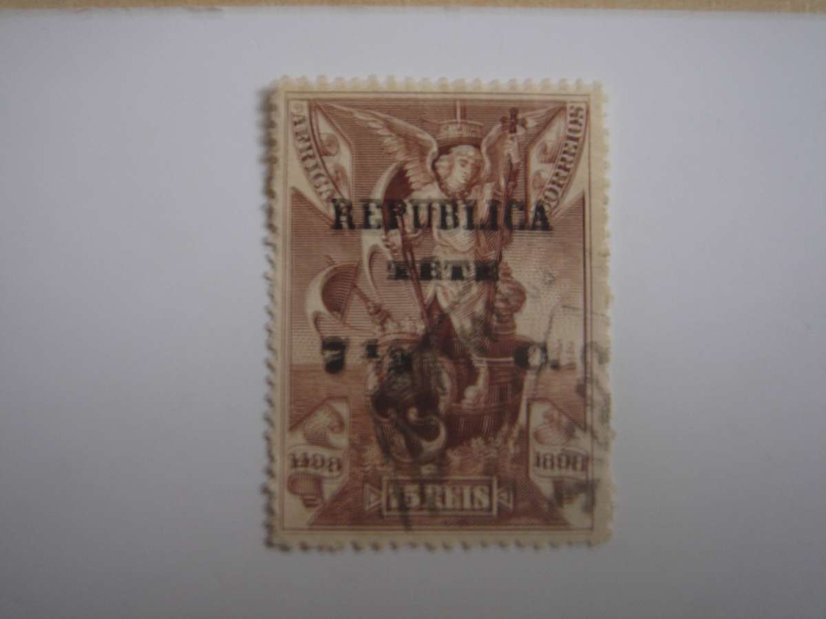 1913 Tete - 75 Reis optd - SG6 used, stamped