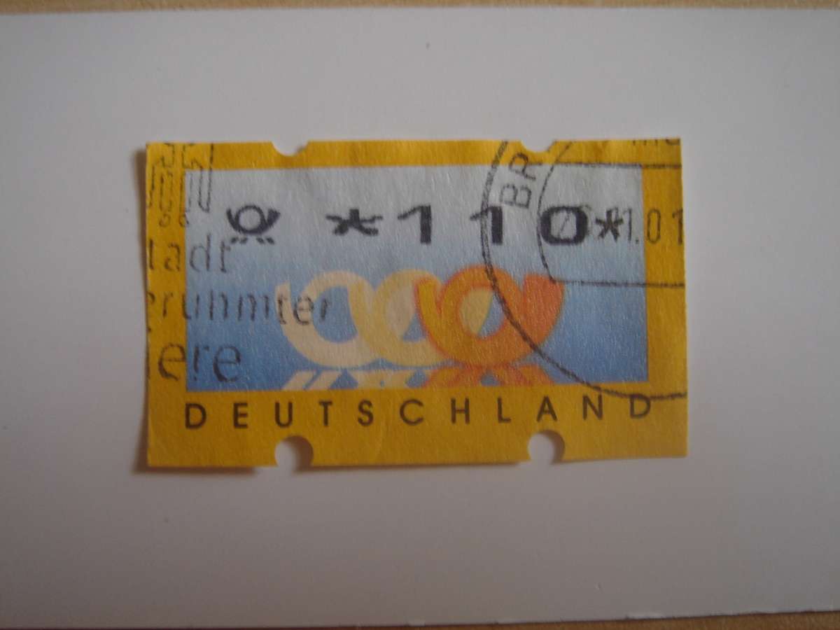 1999 Deutschland ATM MiNr 3 Type 3 used, stamped