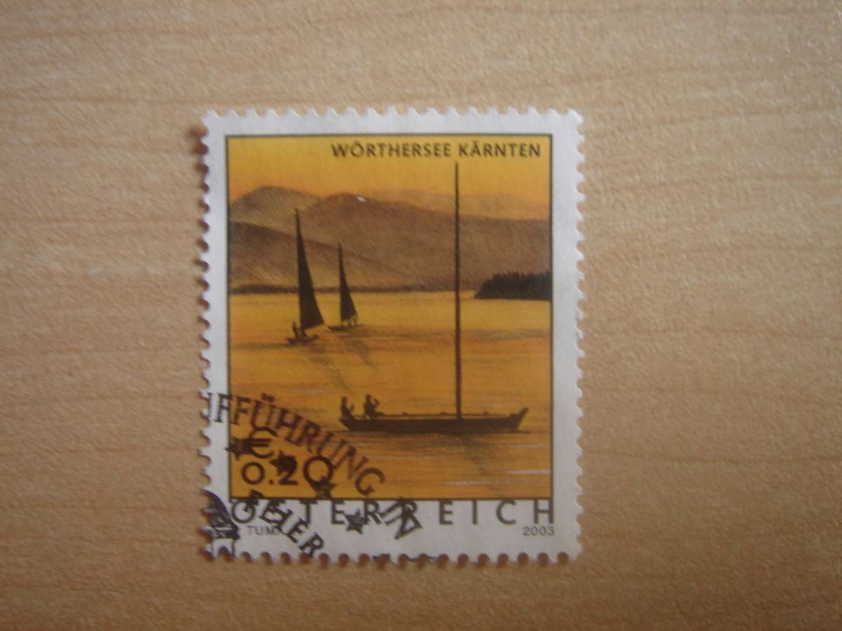 2003 Austria - Woerthersee EUR 0,20 - used, stamped