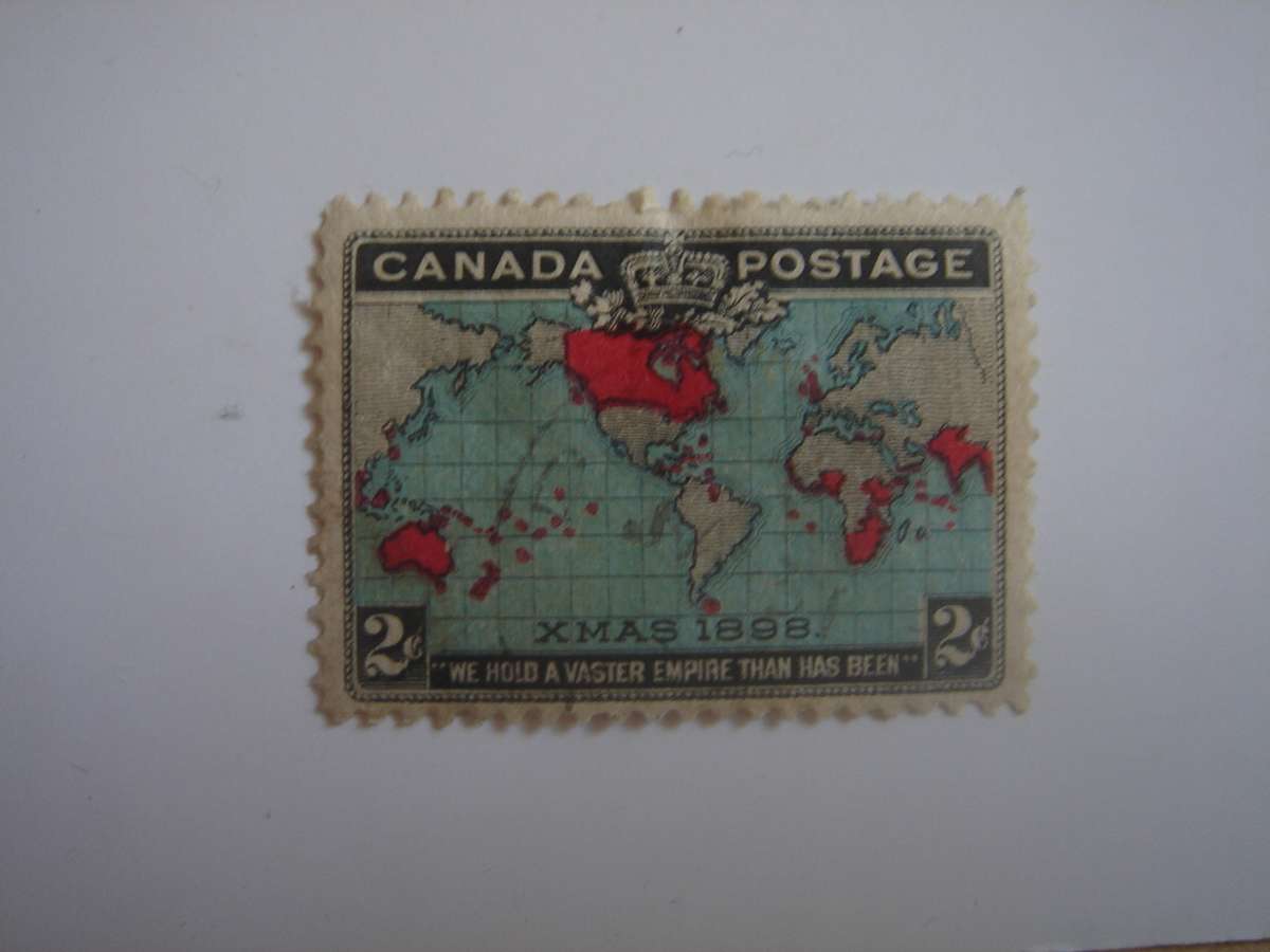 1898 Canada - Christmas 2 C - used, stamped
