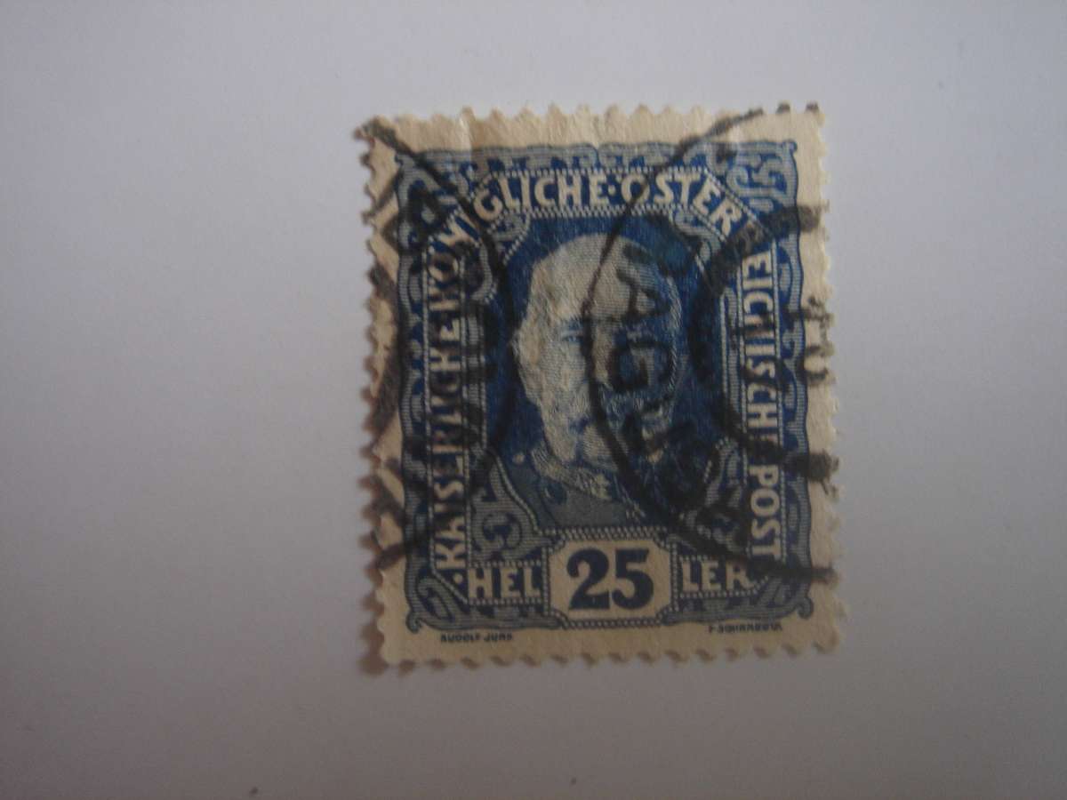 1916 Austria - Franz Joseph I - SG254 used, stamped