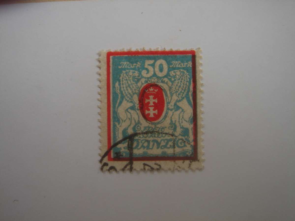 1922 Danzig MiNr 127 Y used, stamped