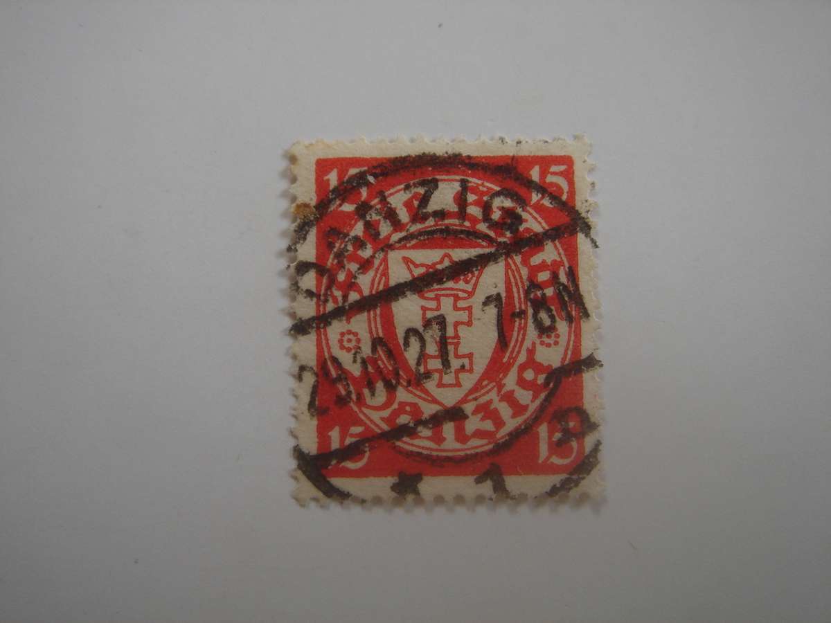 1925 Danzig MiNr 214 x used, stamped