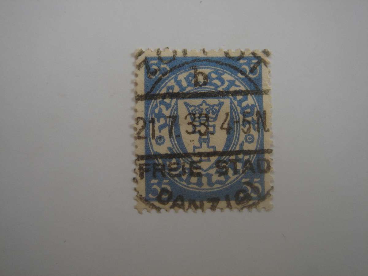 1925 Danzig MiNr 215 b used, stamped
