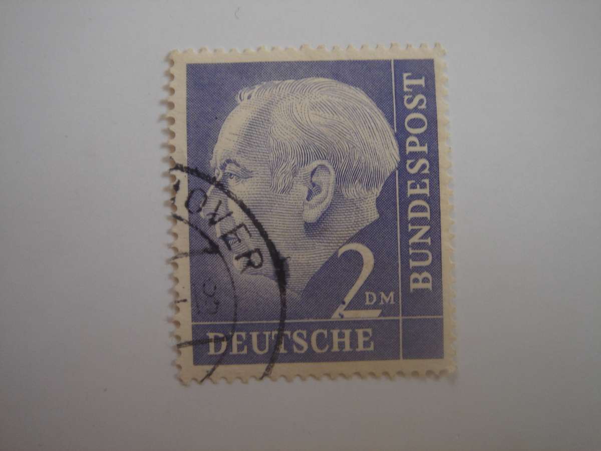 1954 BRD - Theodor Heuss (I) - MiNr 195 x used, stamped