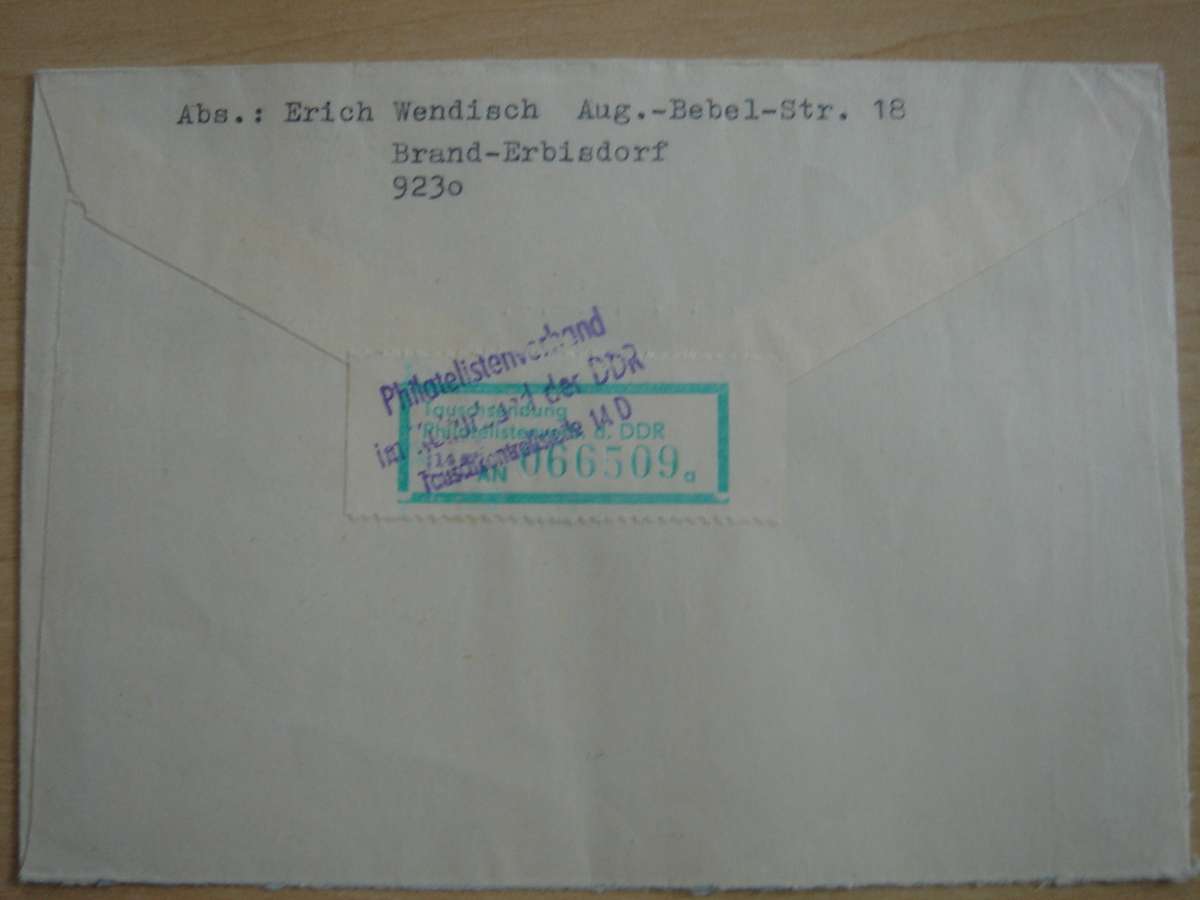1986 DDR MiNr 3034,3046 used on registered letter
