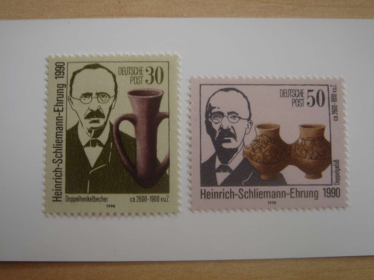 1990 DDR MiNr 3364-3365 MNH (last stamps issued)